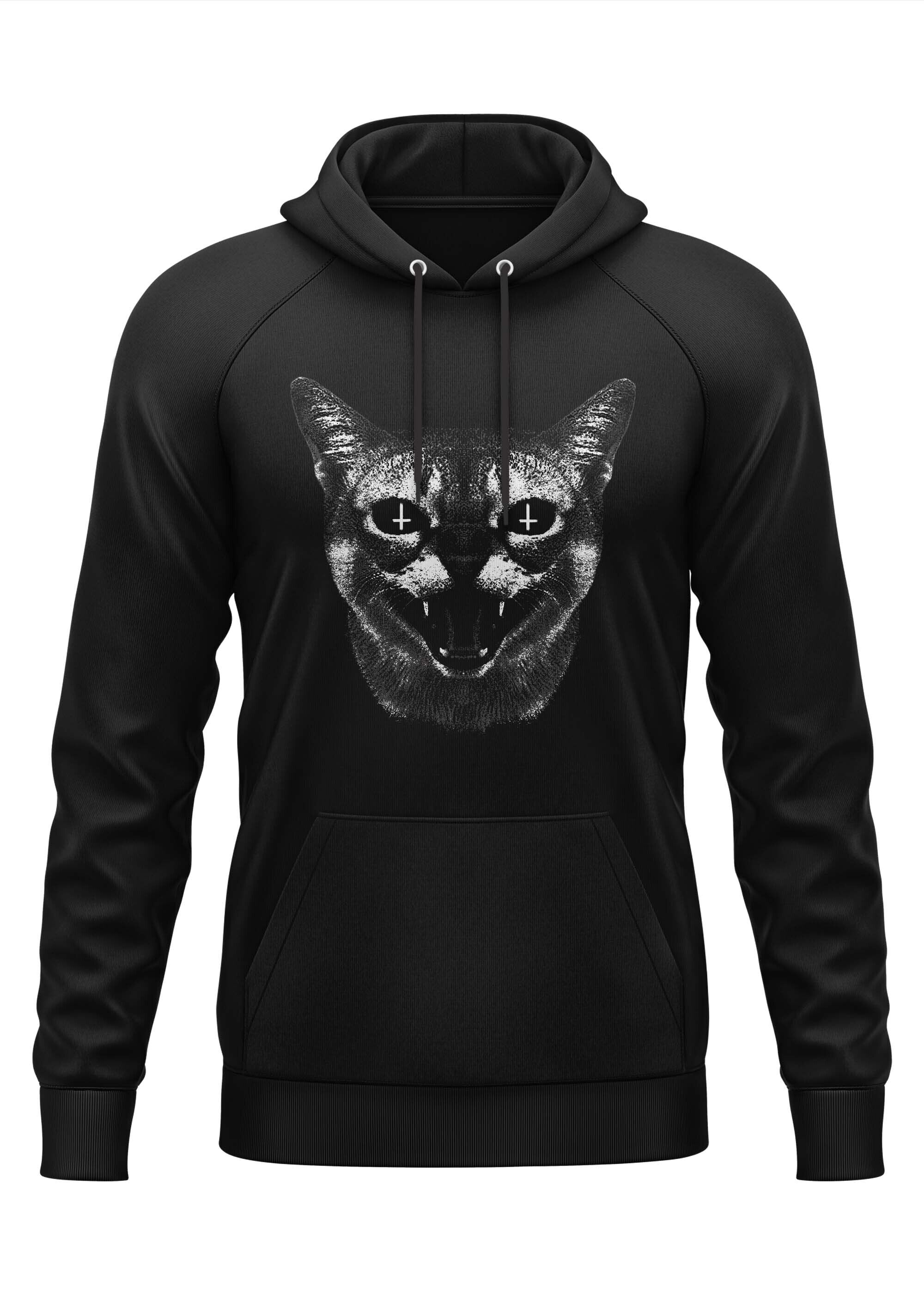 Easure Hoodie Hissing Cat