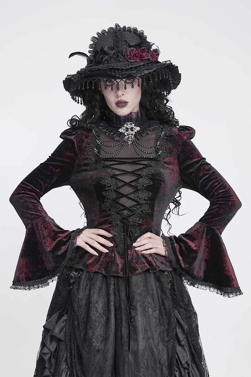 Devil Fashion Longsleeve Eveline’s Requiem Red