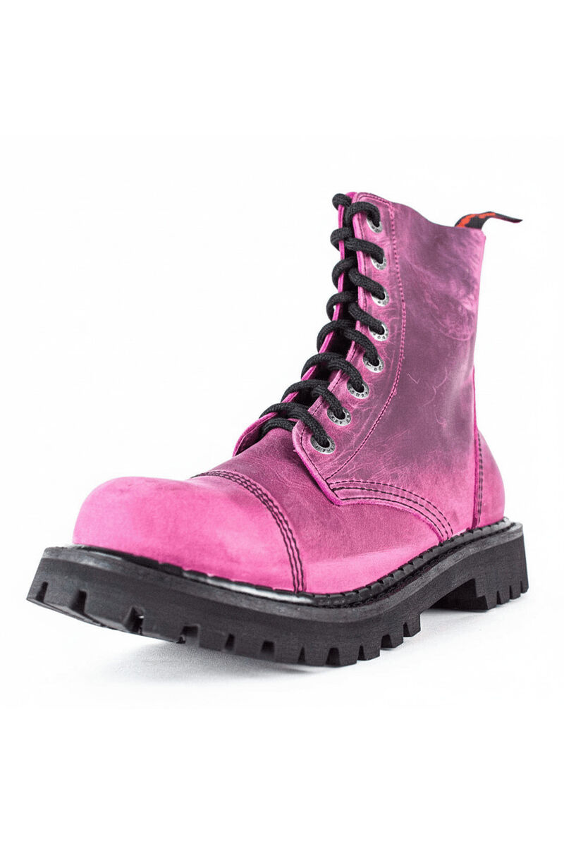 Angry Itch 8 Loch Stiefel Vintage Pink