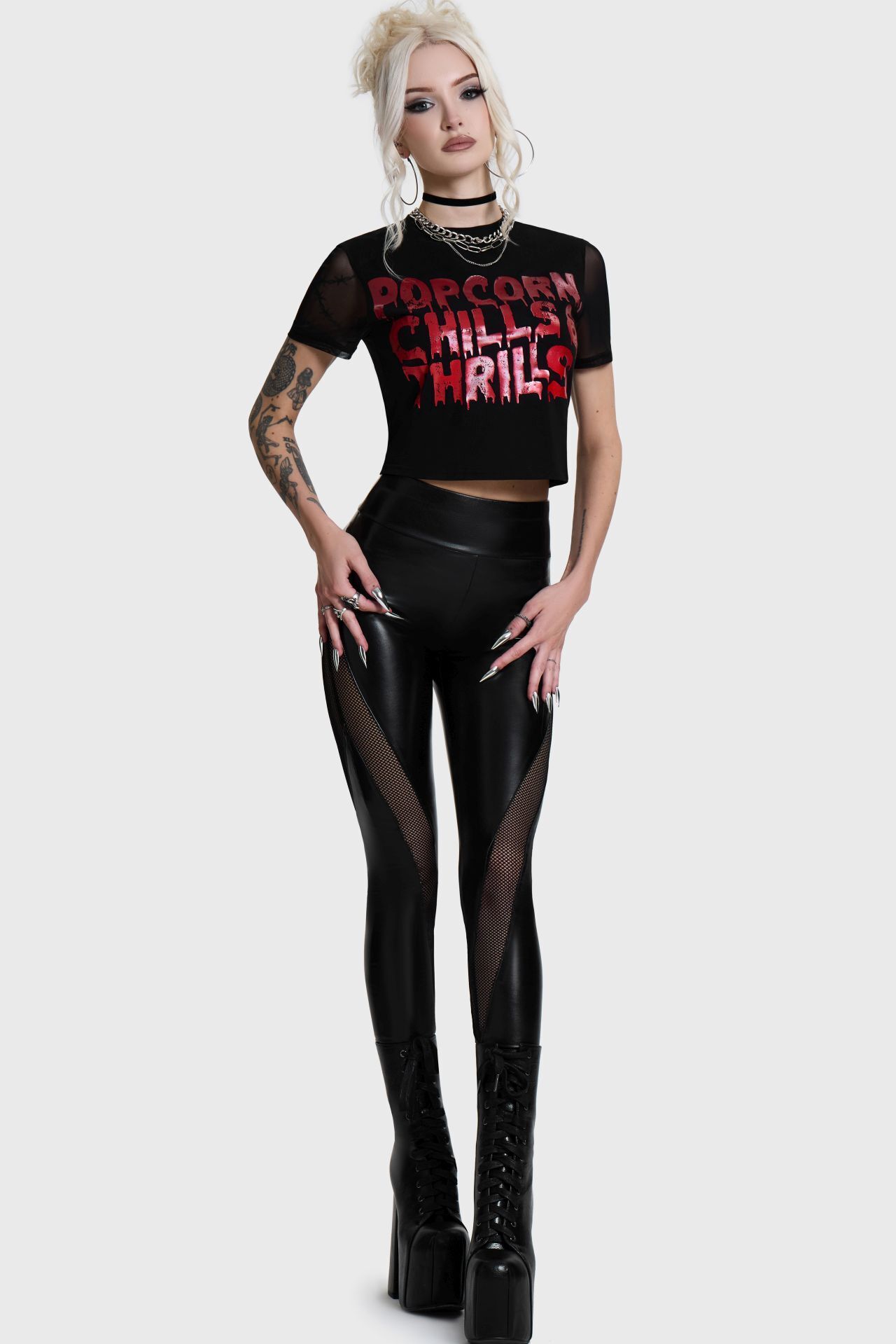 Killstar Kihilist Leggings Cyber
