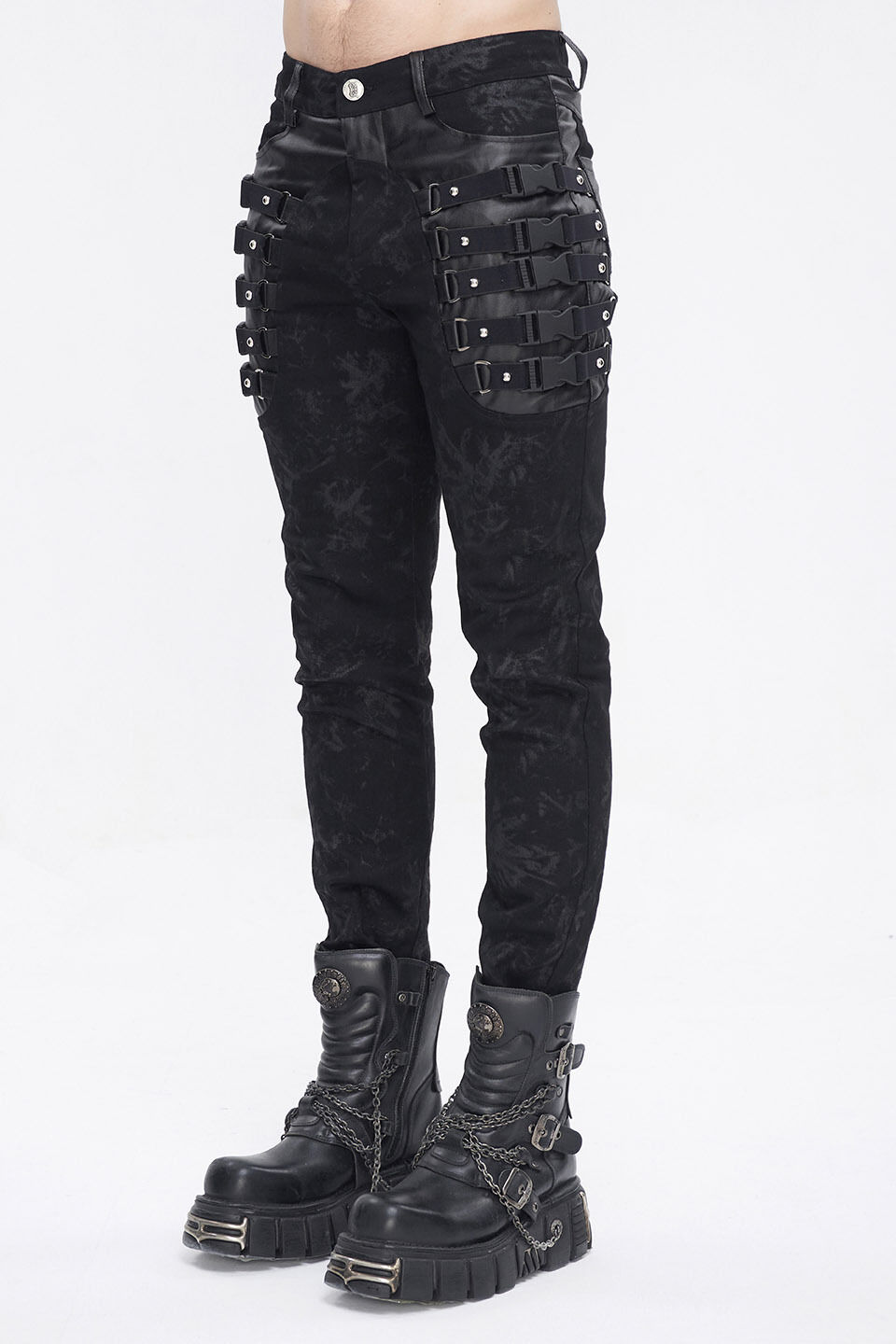 Devil Fashion Jeans Unyielding Knight