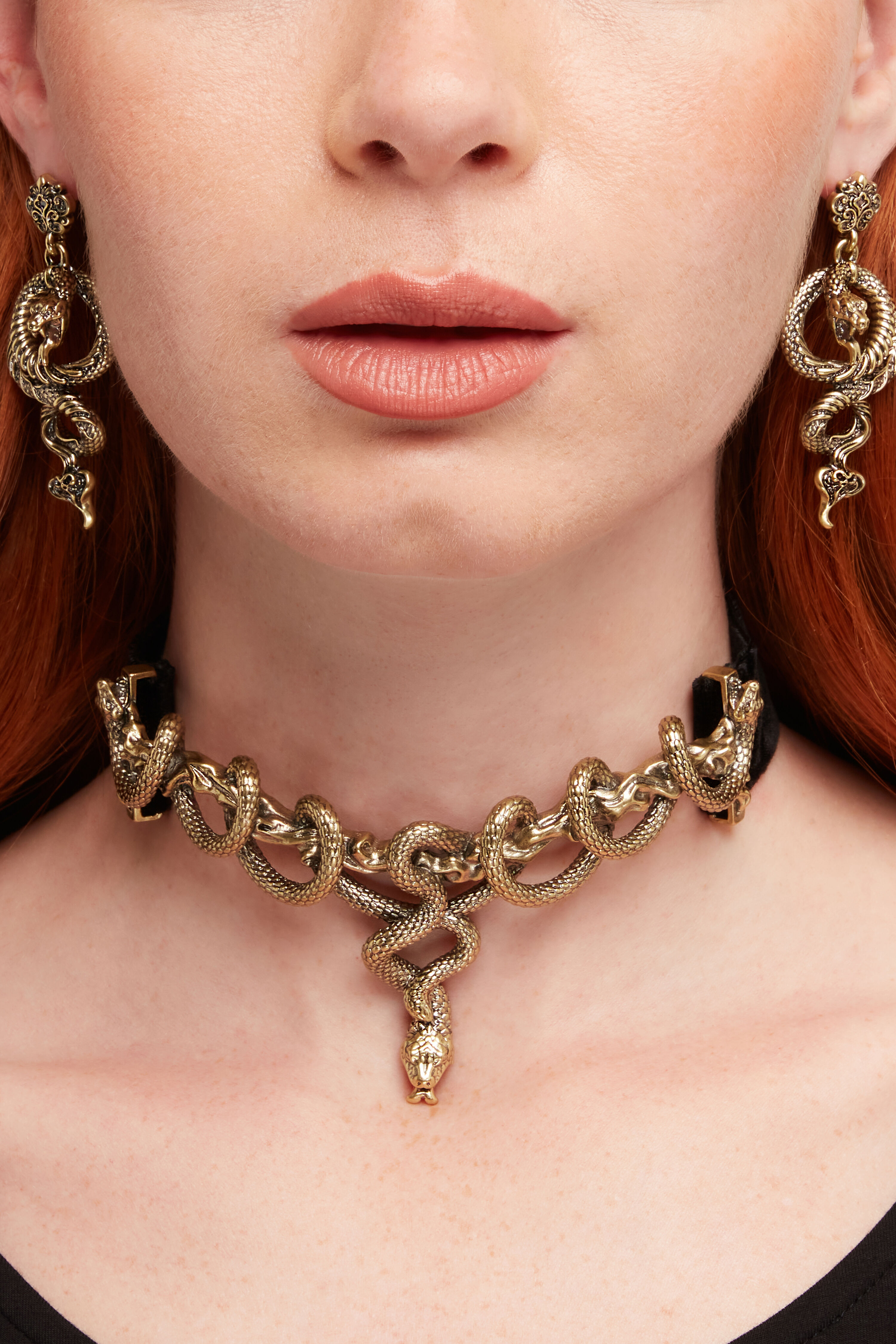 Killstar Halsband Deadly Coil Gold