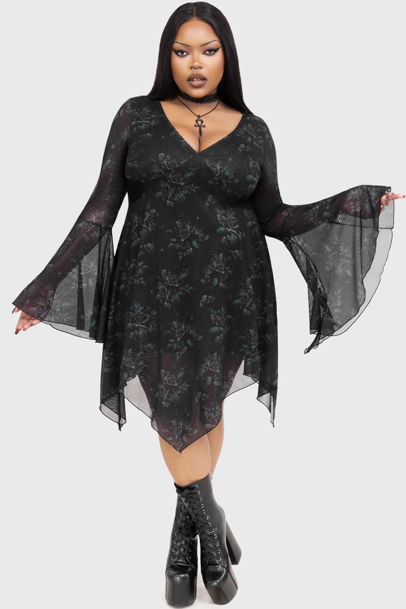 Killstar Kleid Nocturnal Grove XXL