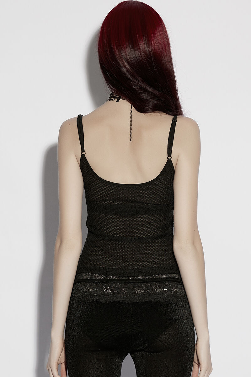 Punk Rave Top Celene Mesh Moon