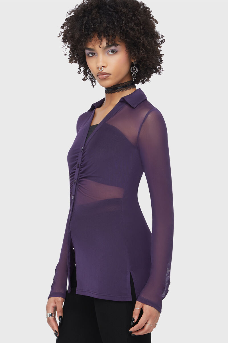 Killstar Bluse After The After Purple