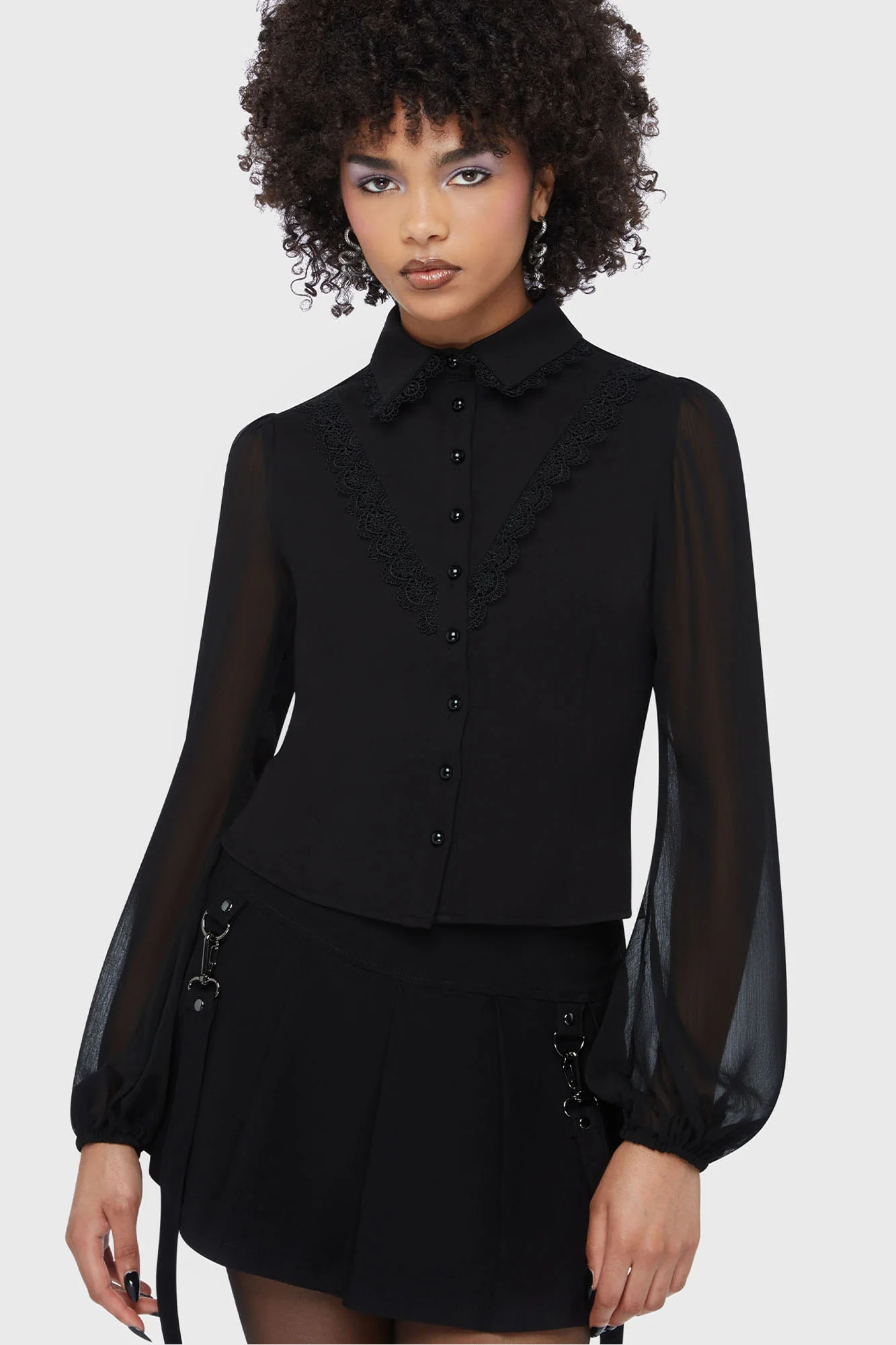 Killstar Bluse Miss Mourning
