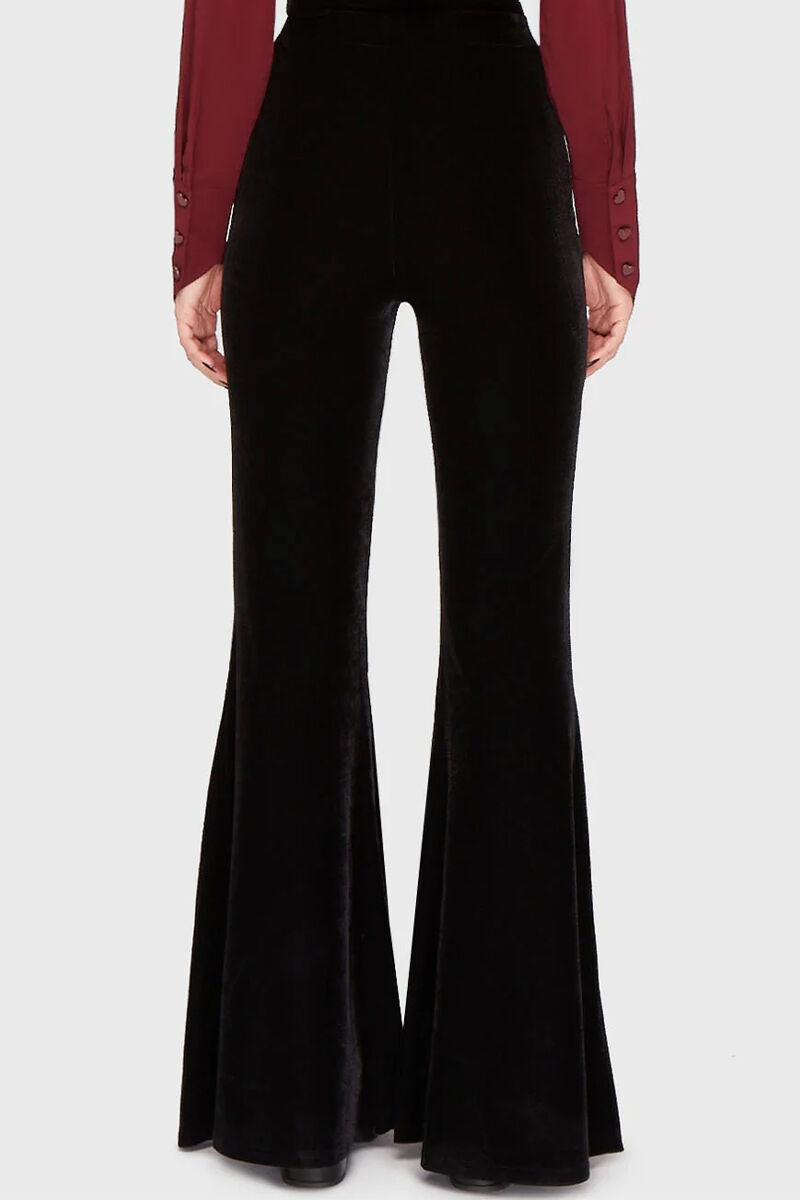 Killstar Schlaghose A Devil's Rose Black