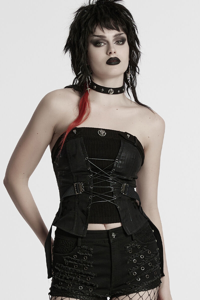Punk Rave Top Dark Pulse