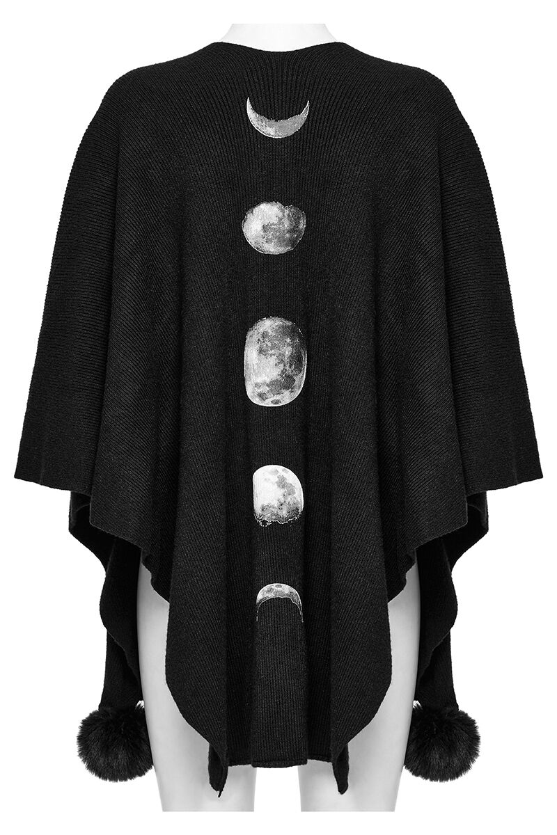 Punk Rave Poncho Moonphases
