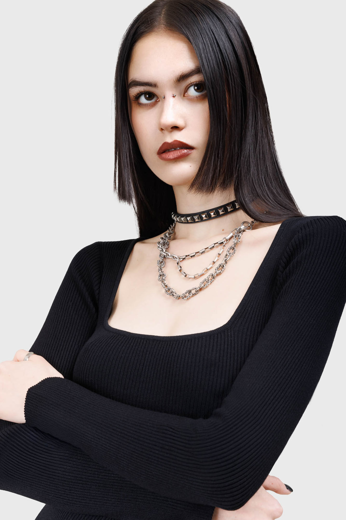 Killstar Kihilist Kleid Dark Glyph