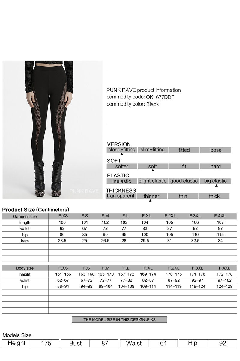 Punk Rave Leggings Blood Type