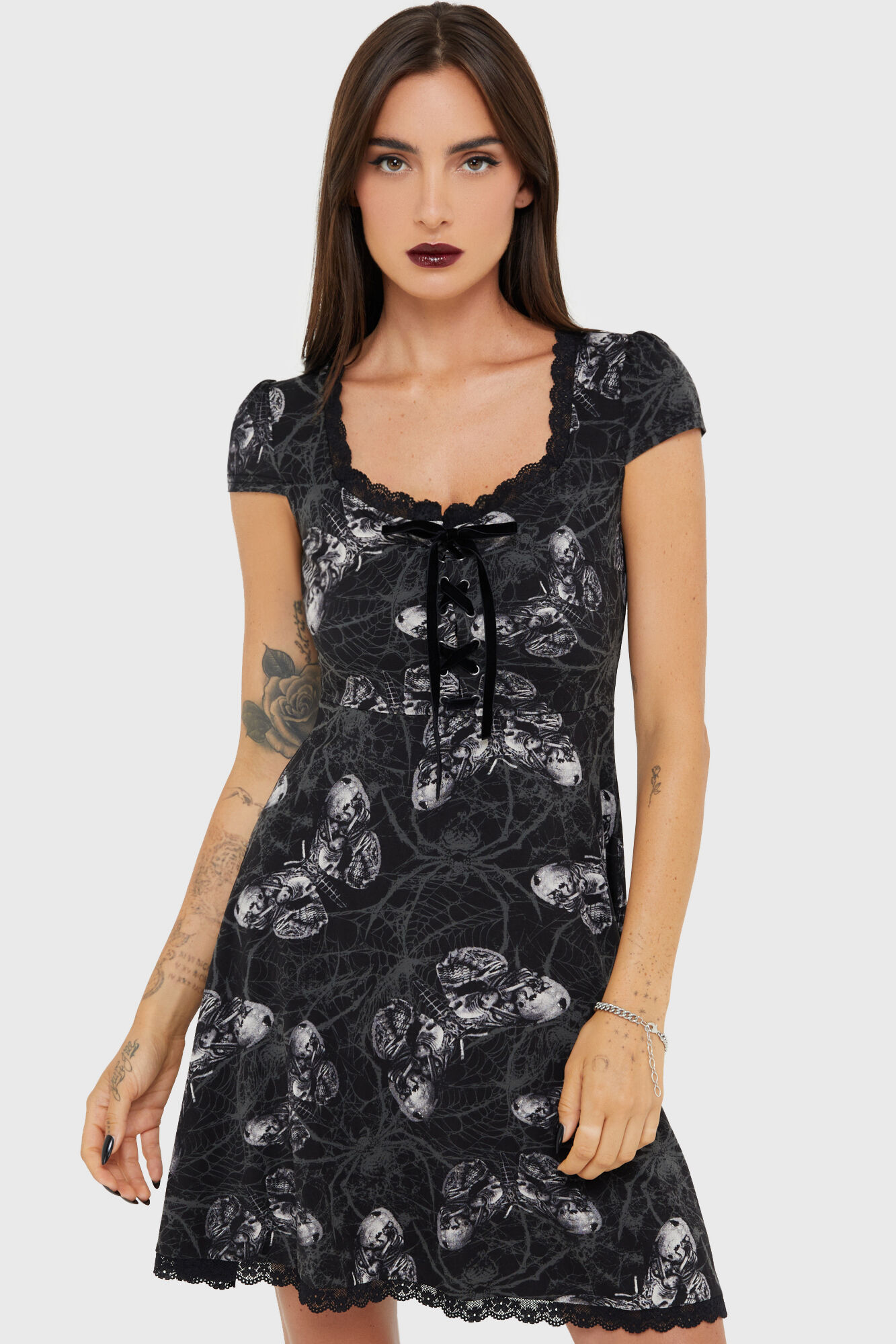 Killstar Kleid Spidrasica's Web