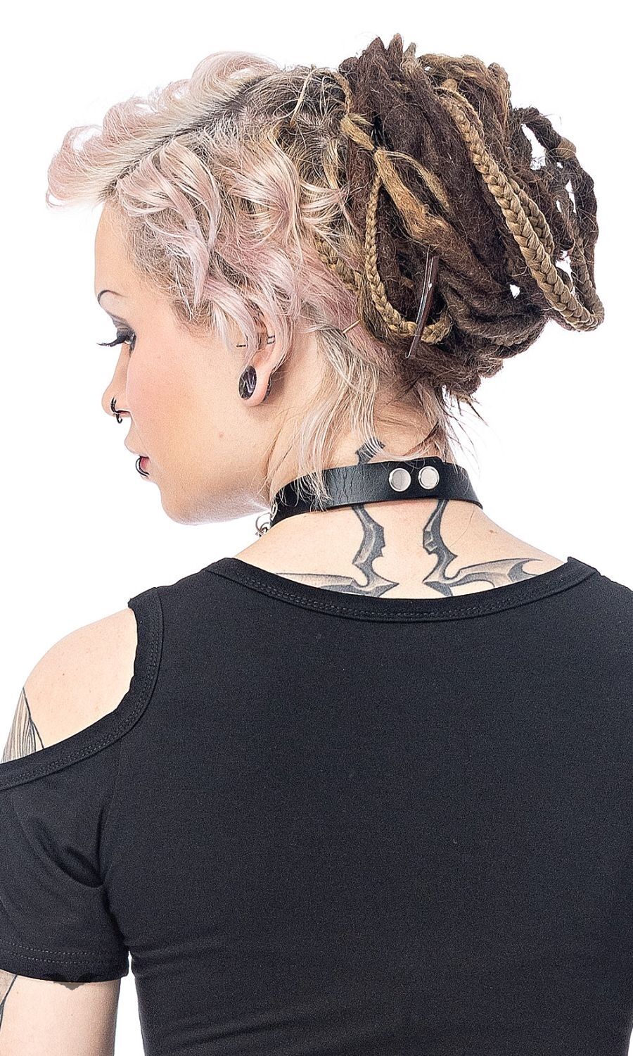 Queen of Darkness Halsband Double Chains