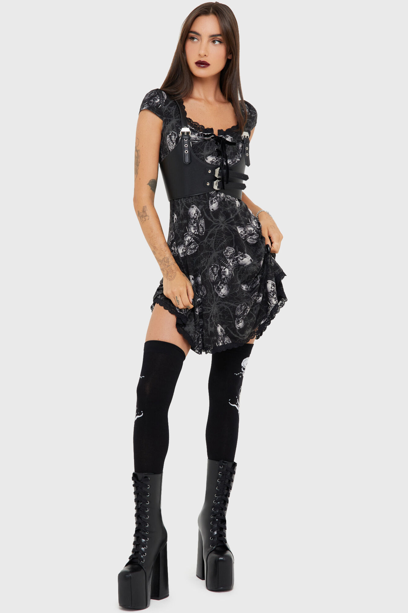 Killstar Kleid Spidrasica's Web