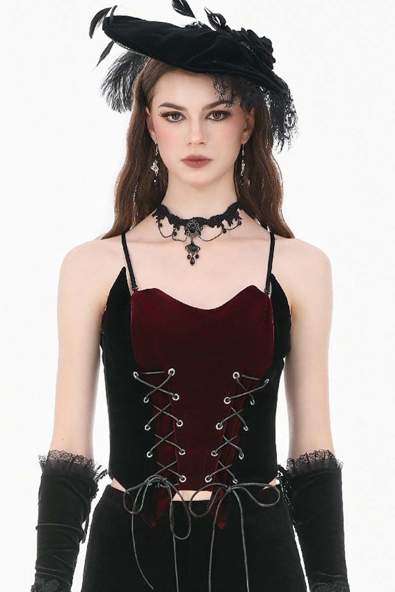 Dark In Love Top Carmine Sanctum