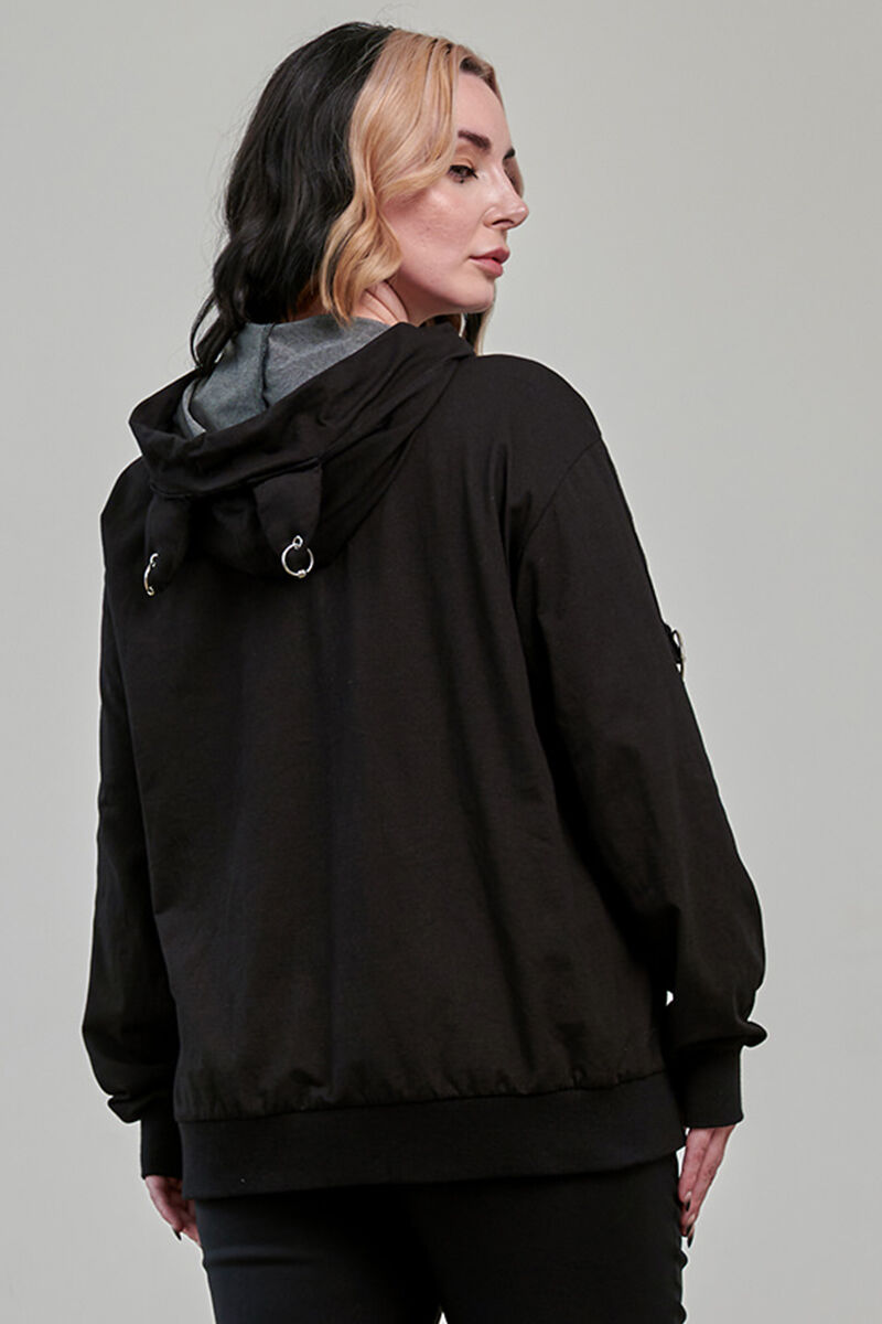 Banned Kapuzenjacke Neo Noir