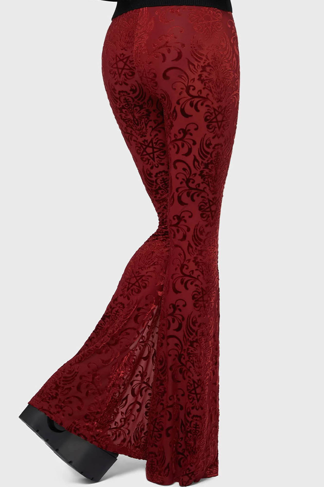 Killstar Leggings Crimson Bloodlust
