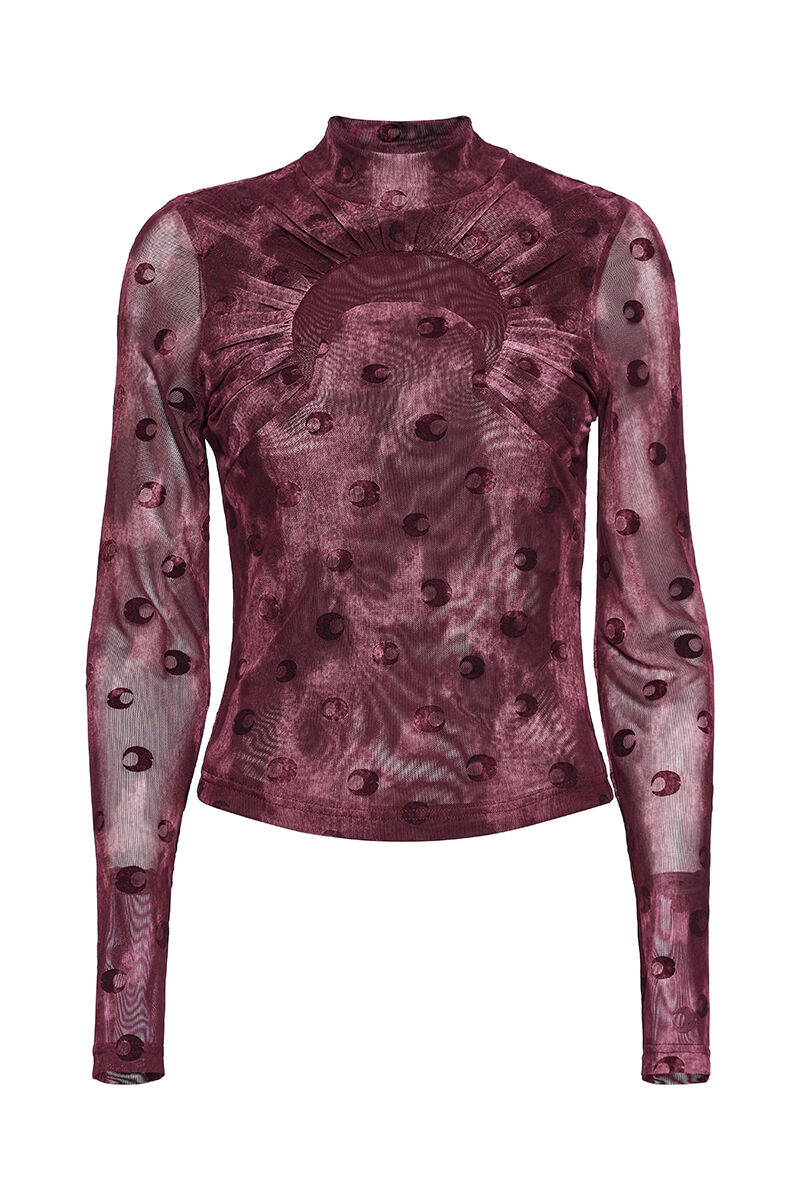 Punk Rave Longsleeve Crescent Red