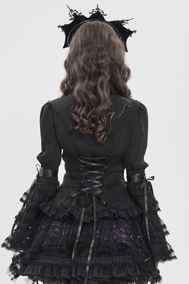 Devil Fashion Bluse Velorielle