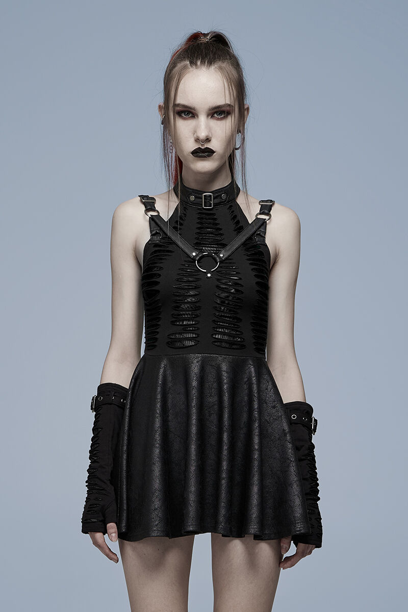 Punk Rave Kleid Spiderella