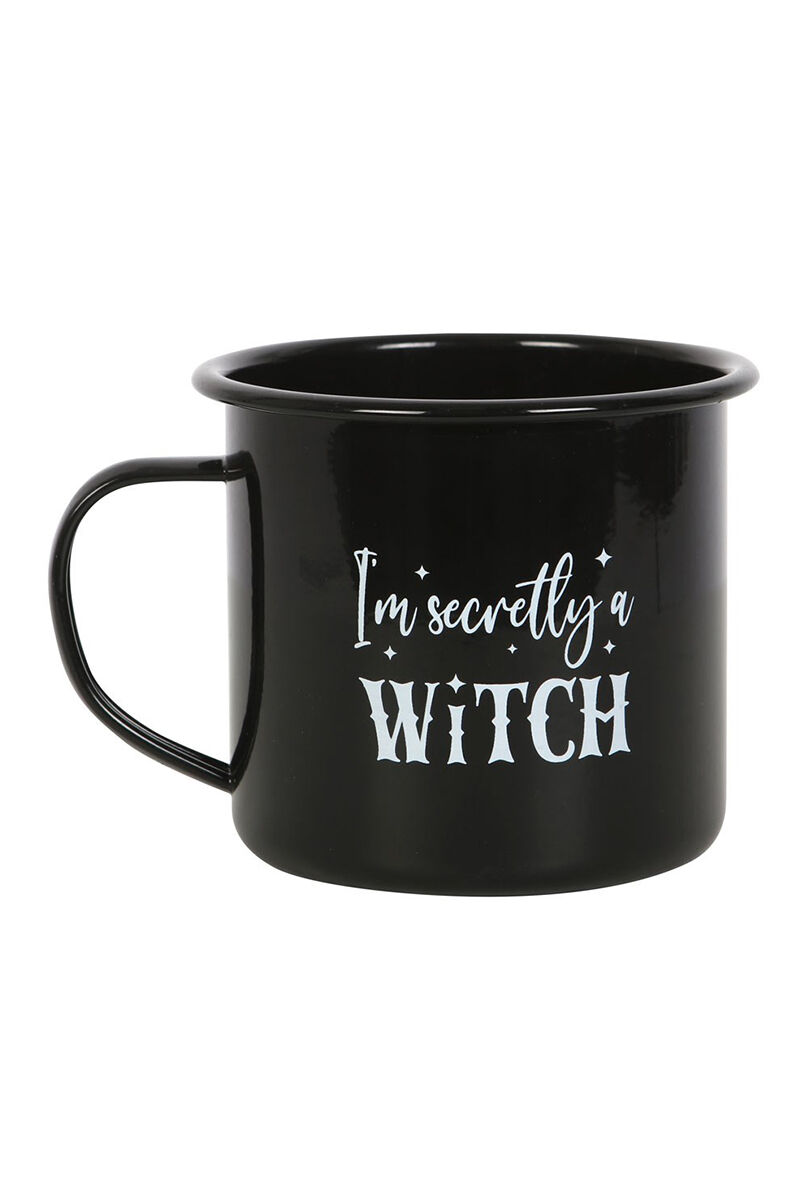 Spirit of Equinox Emaille Tasse Secret Witch