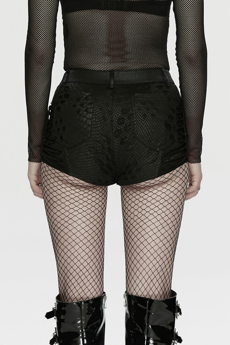 Punk Rave Shorts Shadow Cage