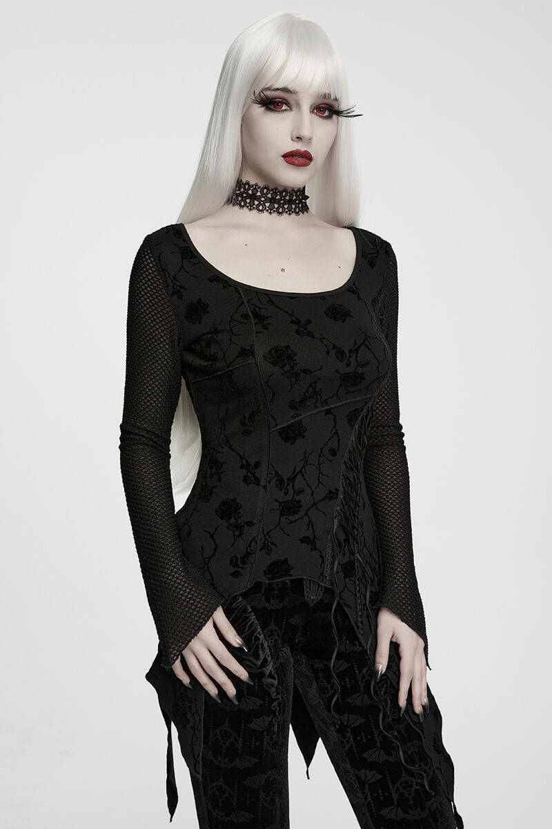 Punk Rave Longsleeve Withered Roses