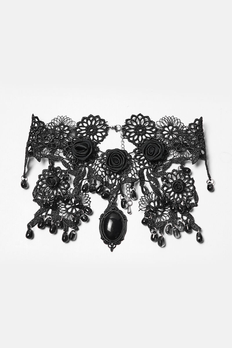 Punk Rave Halsband Rose Obscure