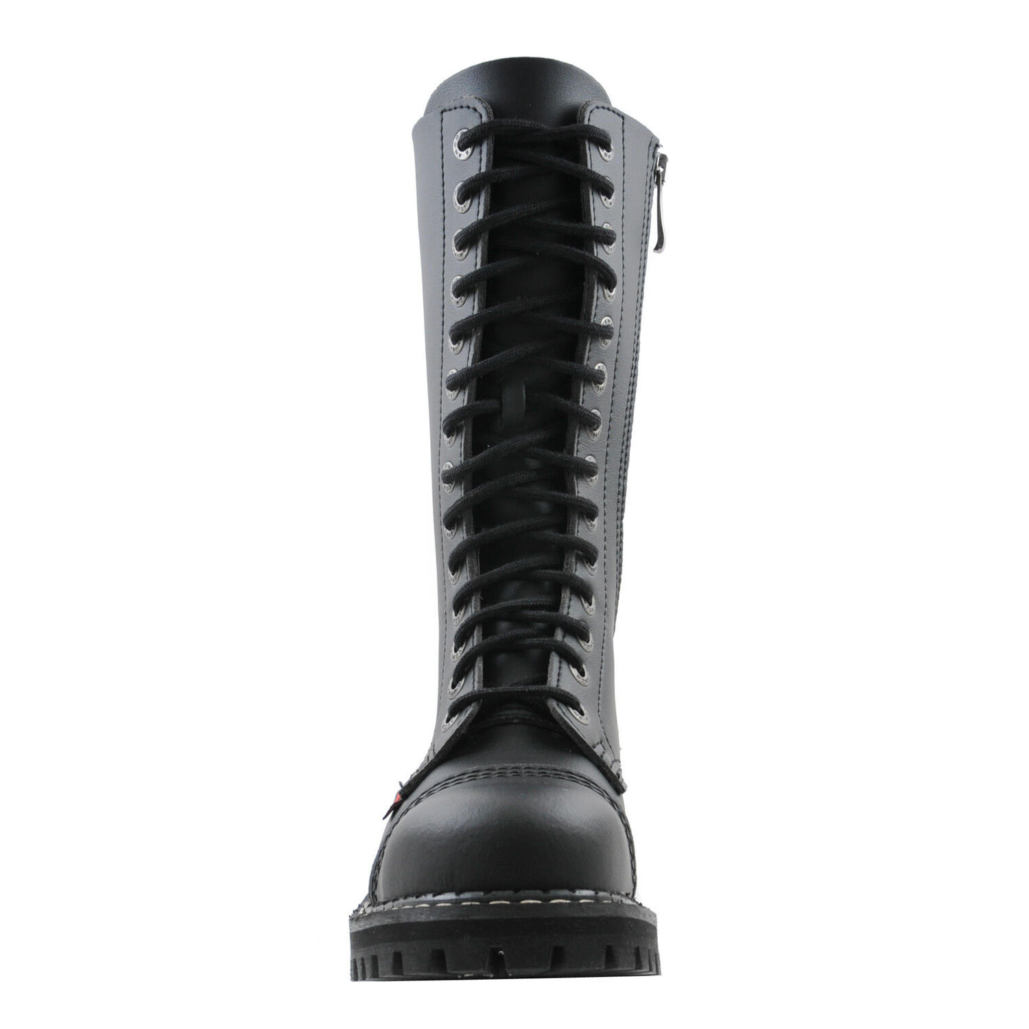 Angry Itch 14 Loch Stiefel Vegan Schwarz