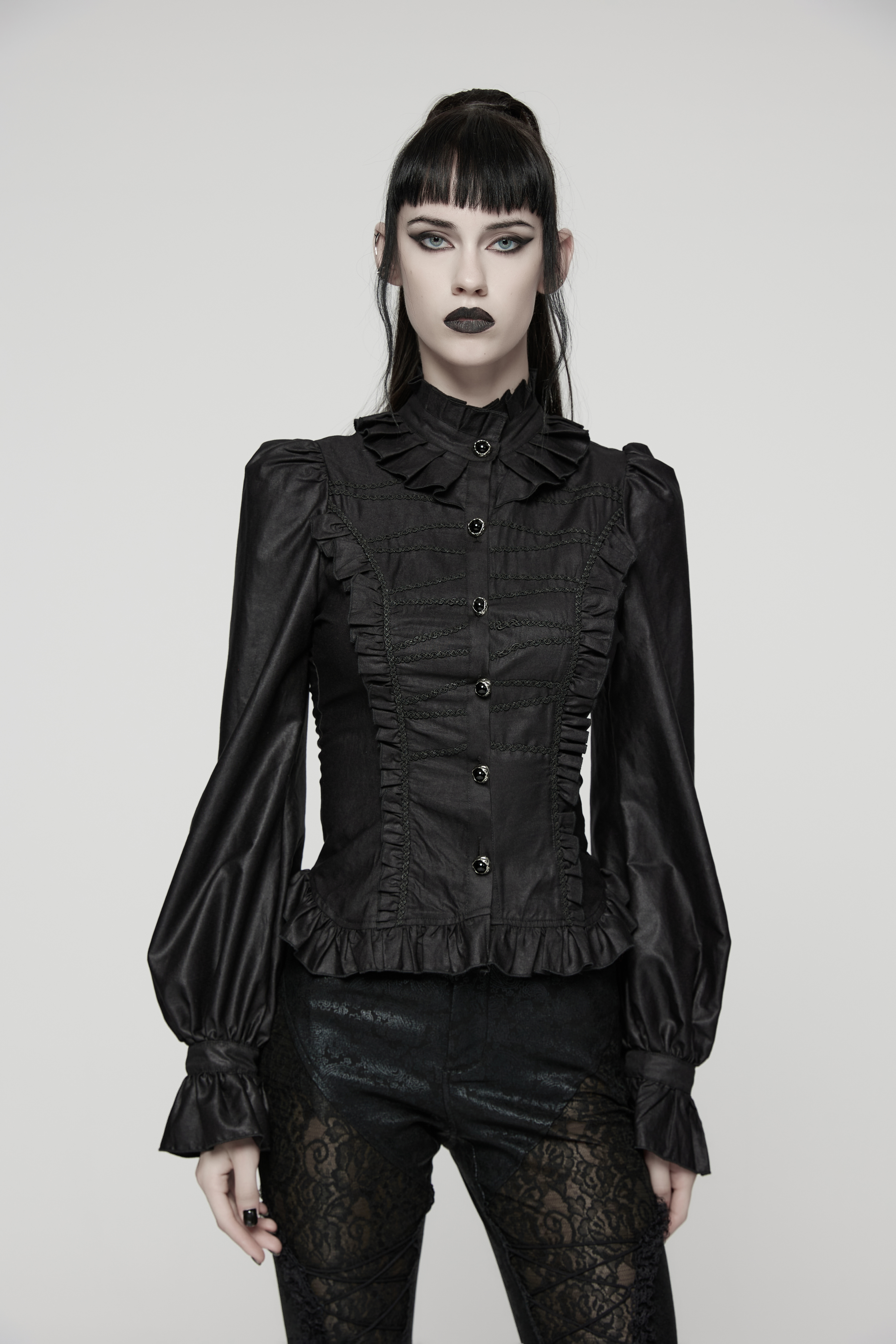 Punk Rave Bluse Midnight Sonata