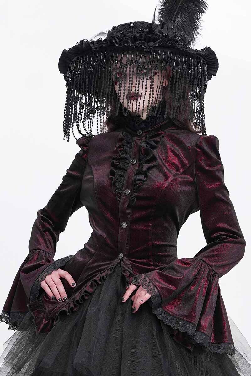 Devil Fashion Bluse Elina Red