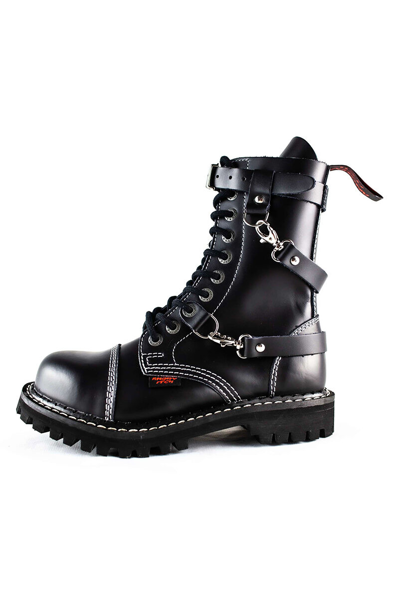 Angry Itch 10 Loch Stiefel 3 Straps