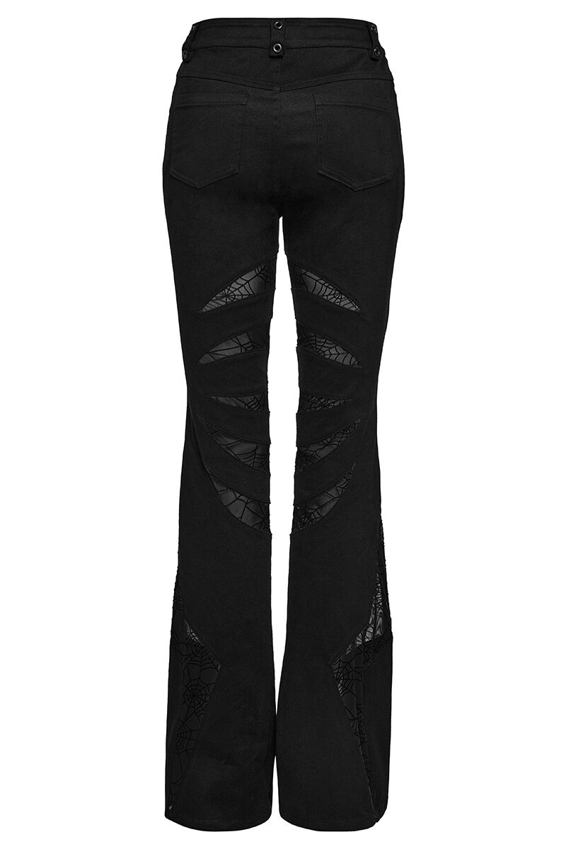 Punk Rave Schlaghose Black Widow