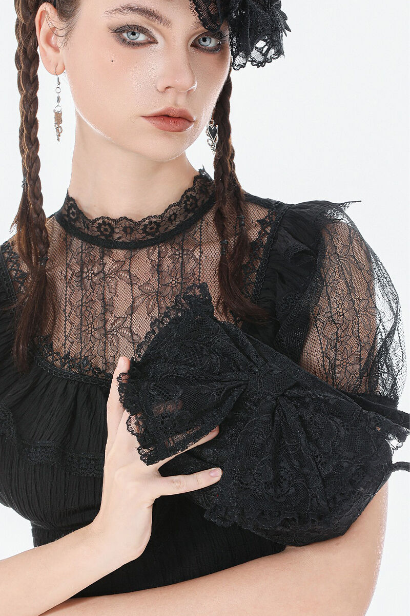 Dark In Love Tasche Artemisia Lace Bow