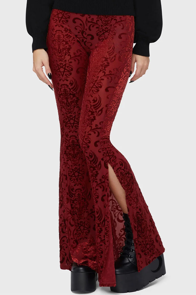 Killstar Leggings Crimson Bloodlust