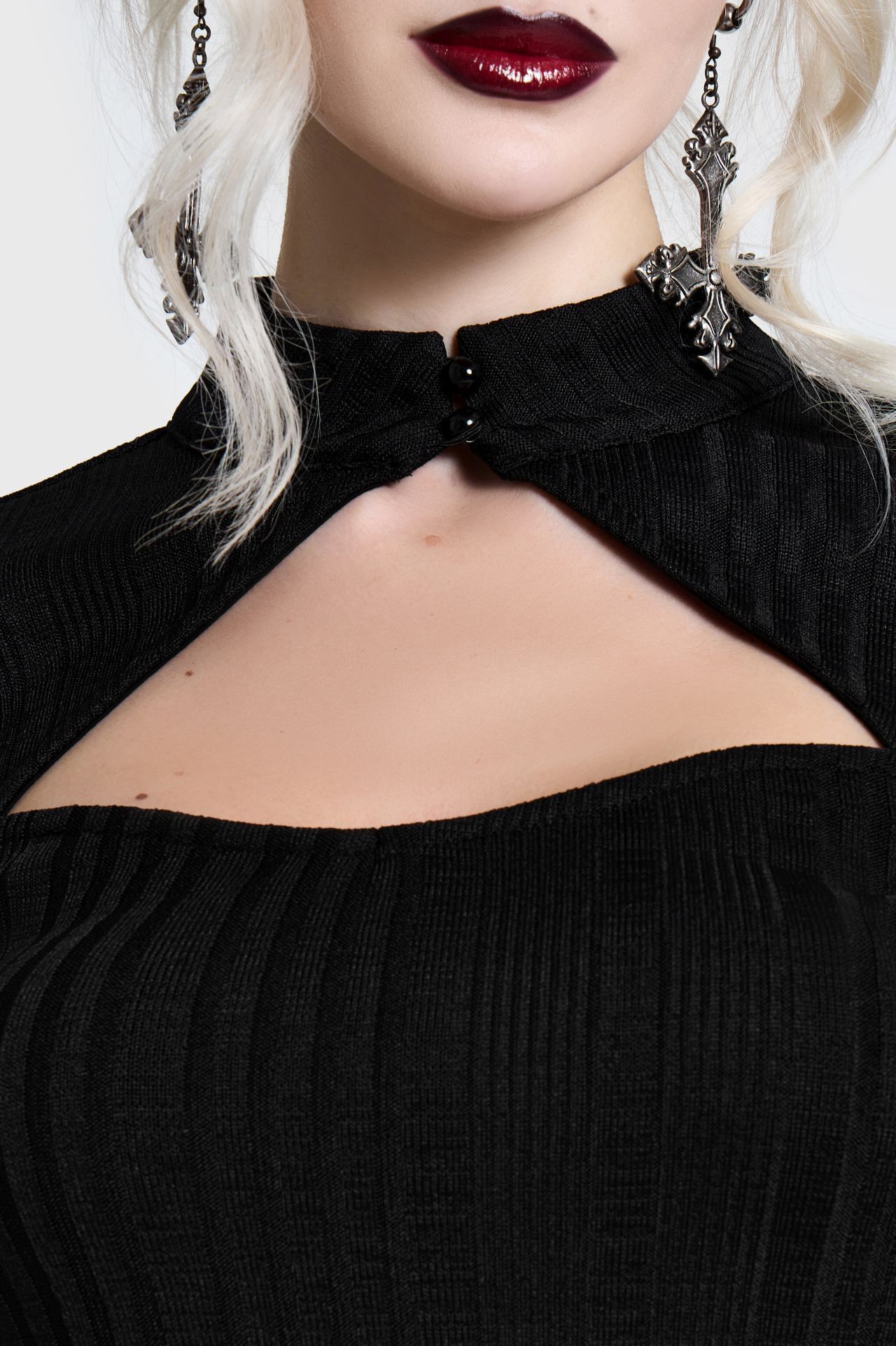 Killstar Kihilist Longsleeve Noir Cut Out