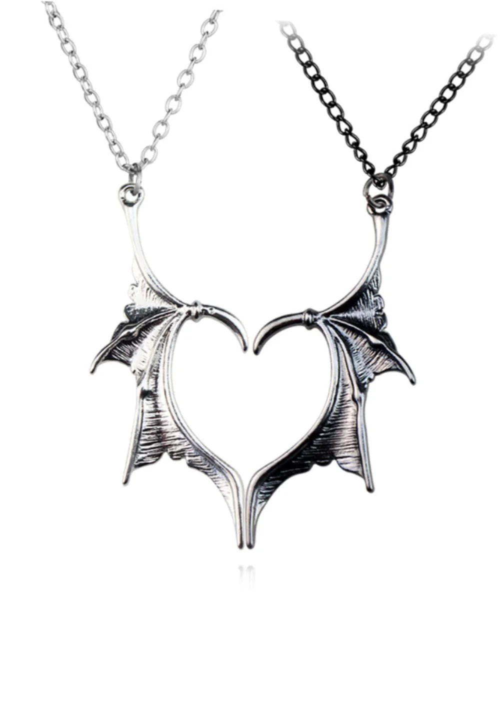 Easure Halsketten Bat Wings Love