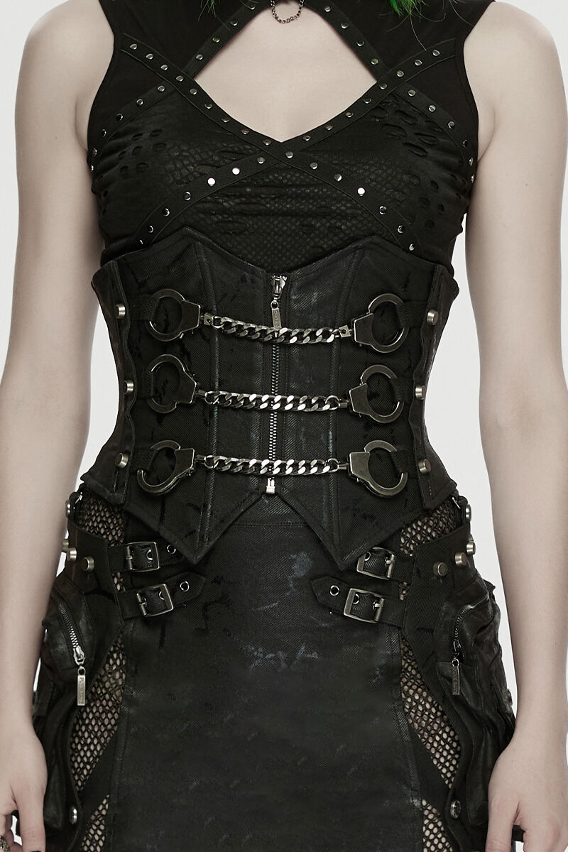 Punk Rave Korsage Cuffed