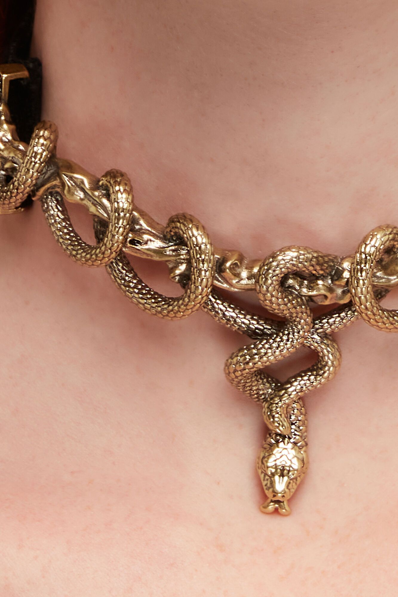 Killstar Halsband Deadly Coil Gold
