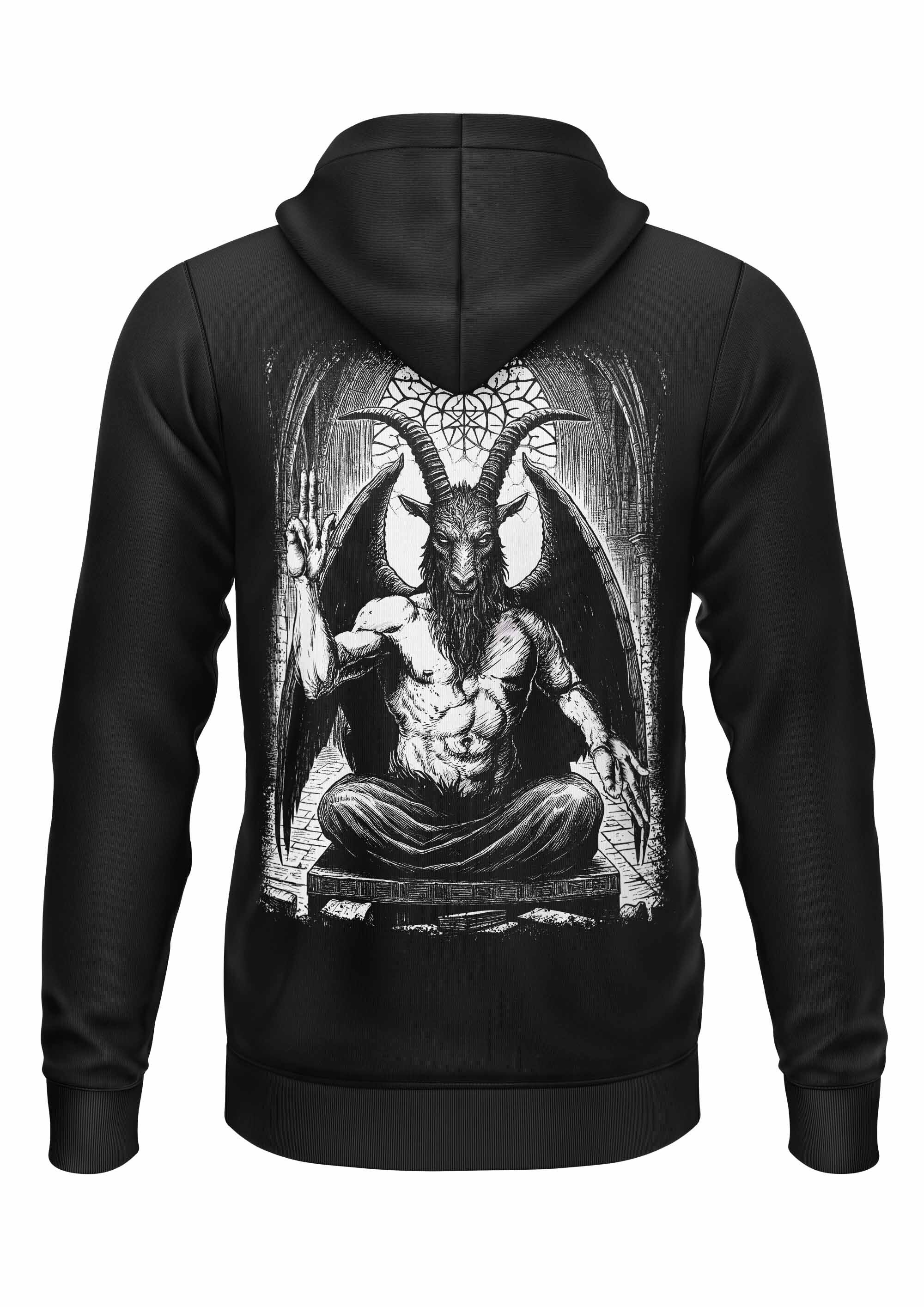 Easure Kapuzenjacke Baphomet