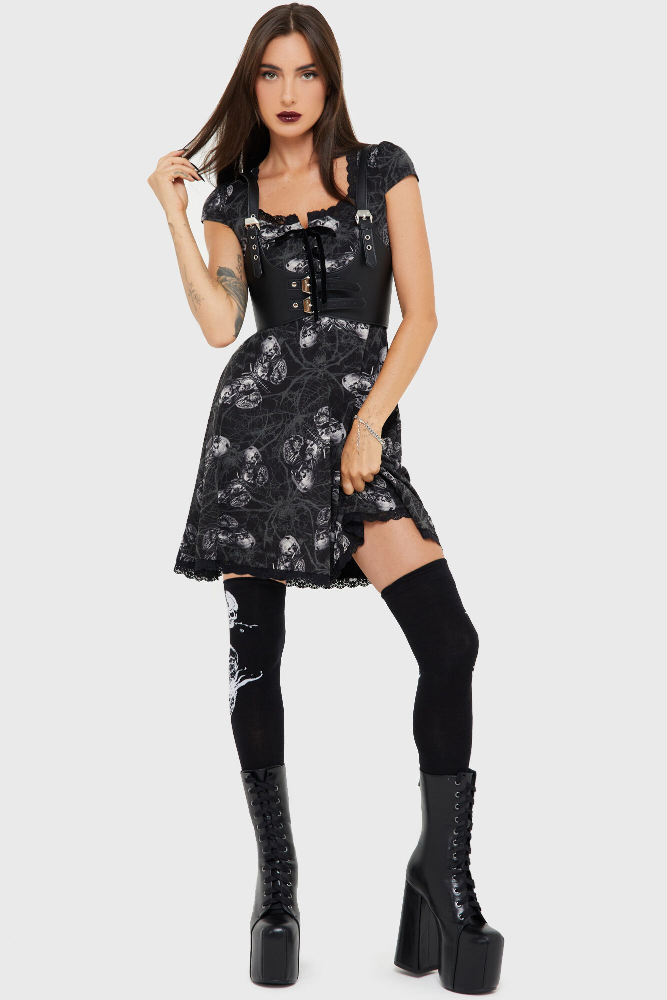 Killstar Kleid Spidrasica's Web