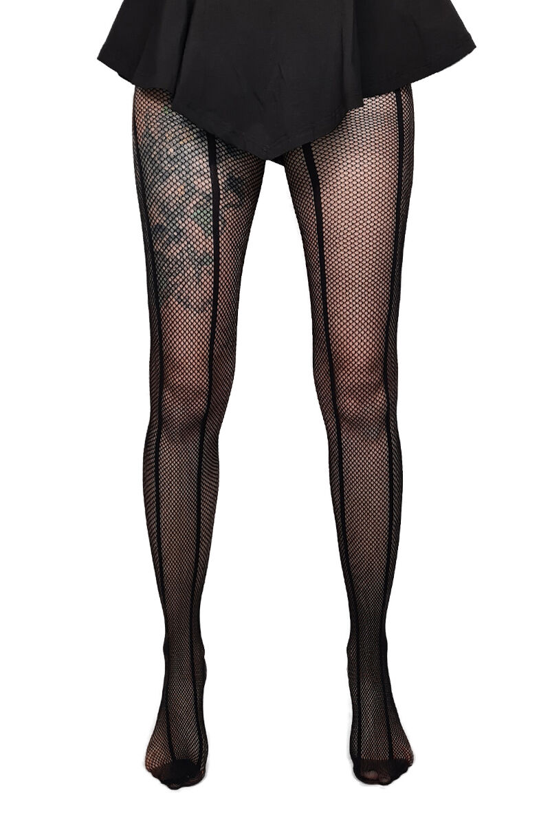 Strumpfhose Fishnet Stripes