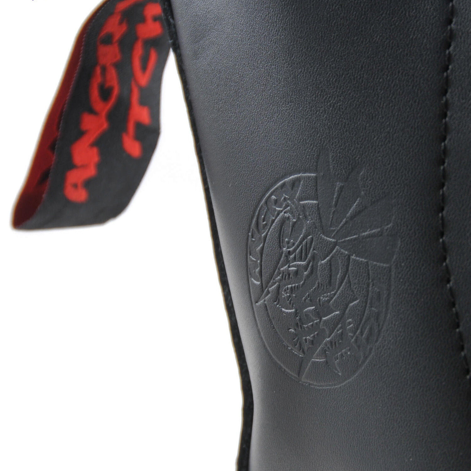 Angry Itch 8 Loch Stiefel Vegan Schwarz