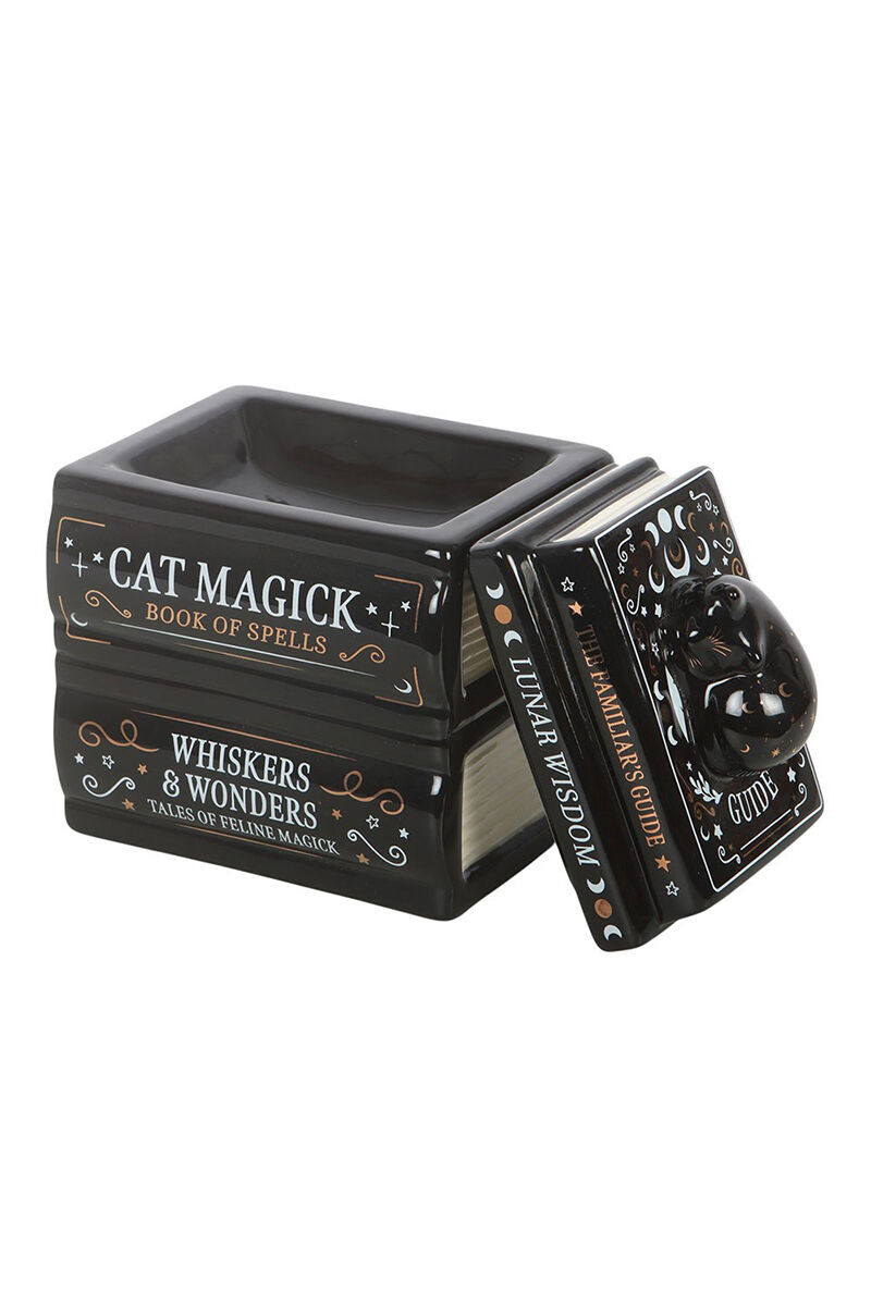 Spirit of Equinox Duftlampe Cat Book Stack