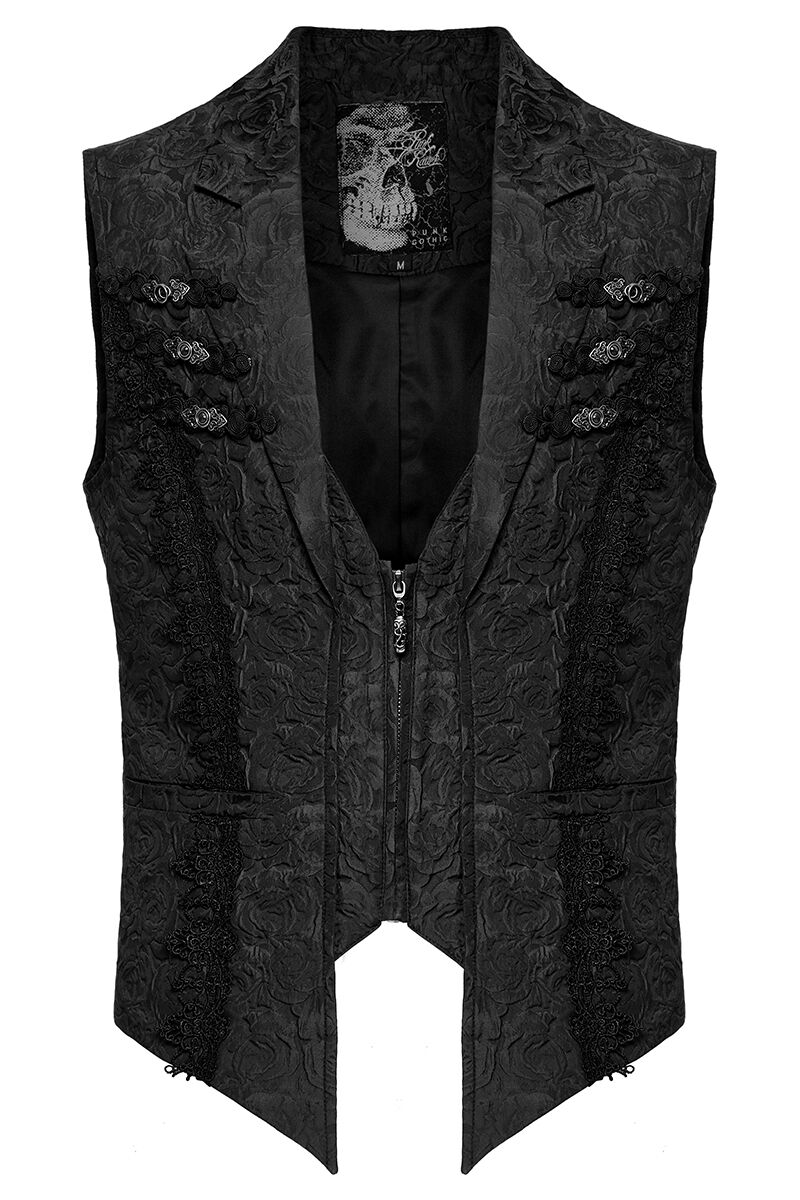 Punk Rave Weste Black Roses