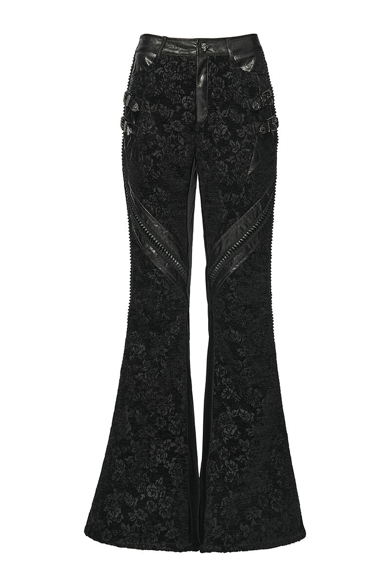 Punk Rave Schlaghose Morticia's Garden