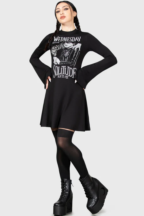 Killstar Kleid On Wednesdays