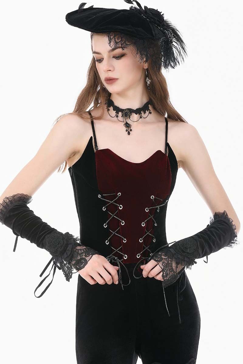 Dark In Love Top Carmine Sanctum