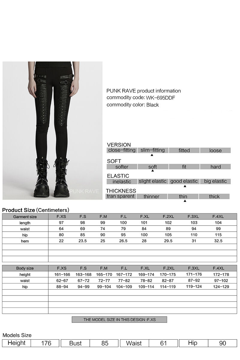 Punk Rave Leggings Dusk Requiem