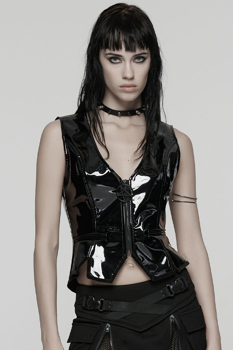 Punk Rave Weste Pentaglaze